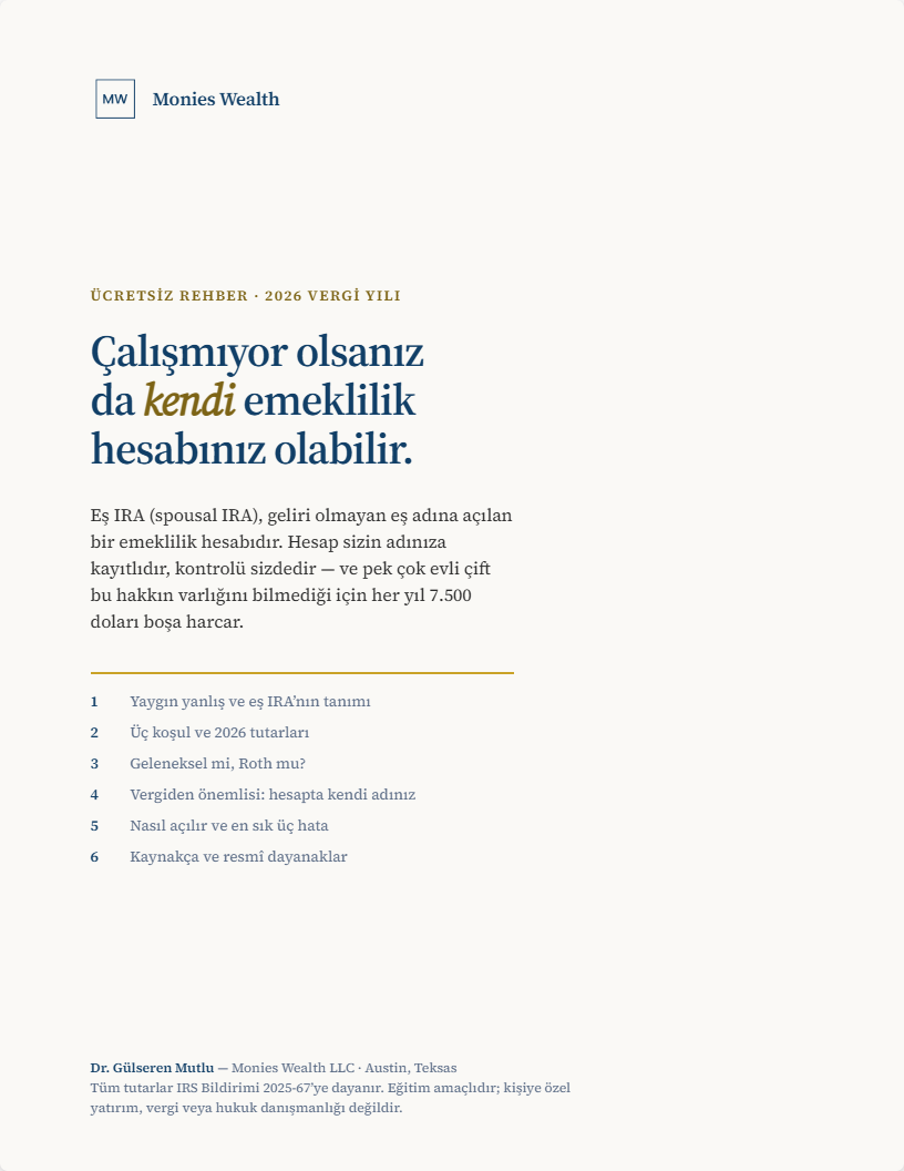 Eş IRA rehberinin kapağı